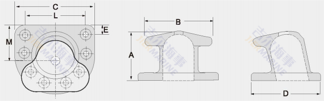 Conception du modèle de bollard de tête