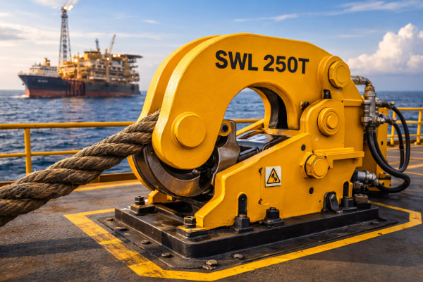 crochet offshore &agrave; d&eacute;gagement rapide