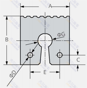 conception du modèle de garde-boue de trou de serrure