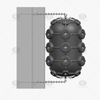 Fender en caoutchouc pneumatique